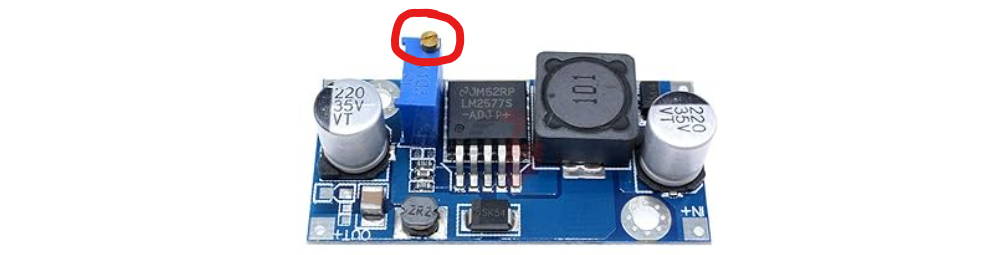 power converter adjustment nob